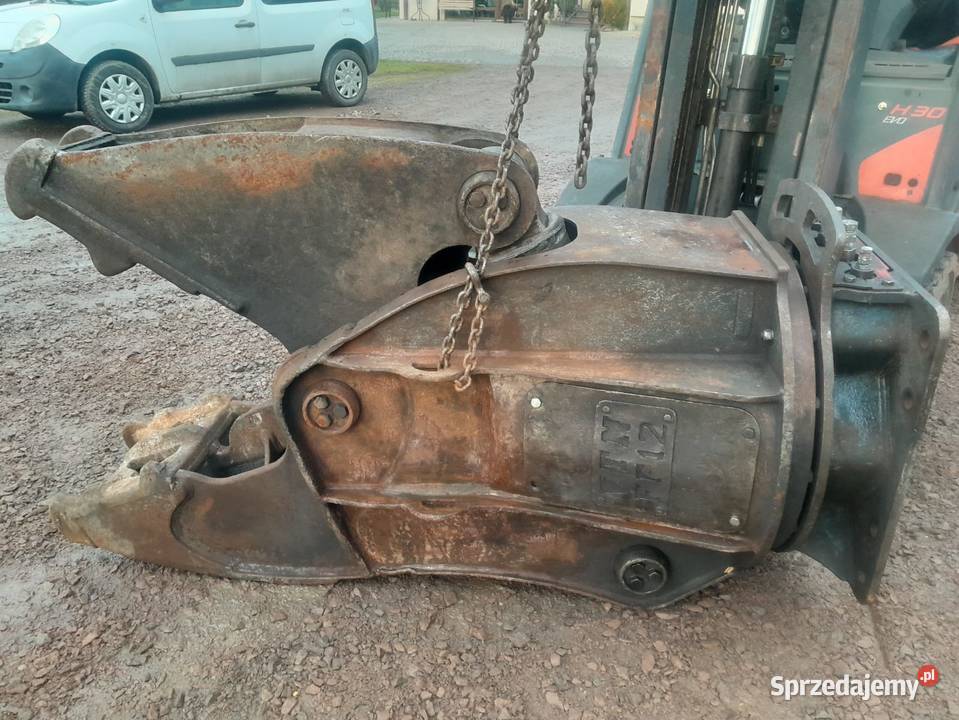 Nożyce VTN obrotowe tnąco kruszące wyburzeniowe Maków Podhalański