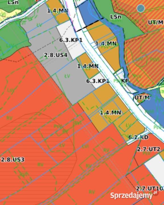 Działka budowlana widokowa Beskid Niski Małastów 40m