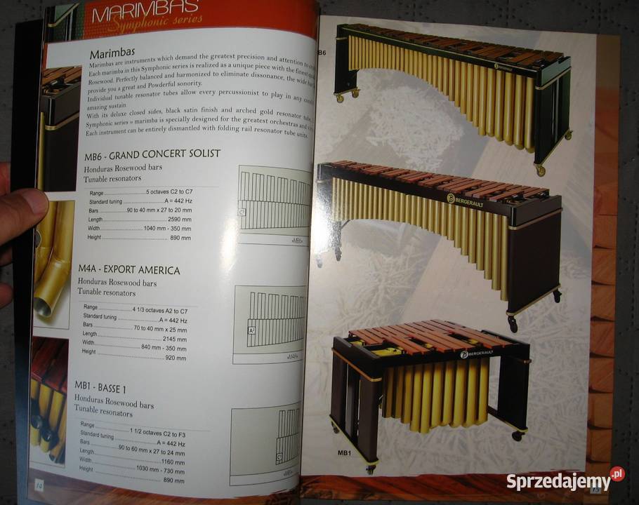 Bergerault Xylophones Vibraphones Marimbas pomorskie Kępice