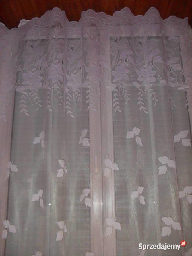 firana gotowakrem 160 x 200 dwie sztuki dolnośląskie