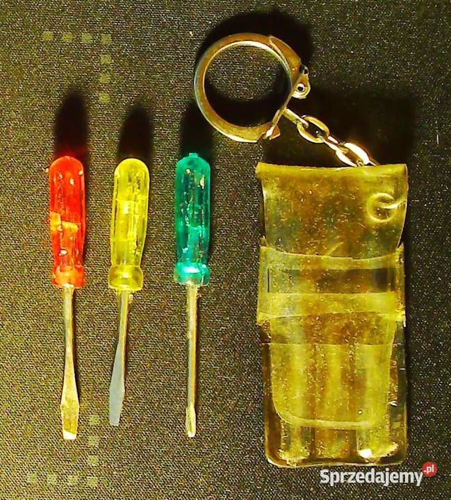 Komplet 3 miniaturowych śrubokrętów 2 płaskie Kraków