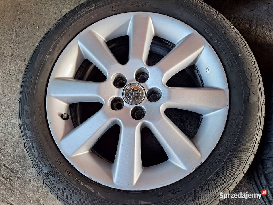 Alufelgi 5x100 16 ET45 TOYOTA Avensis Prius aluminiowe kujawsko-pomorskie Choceń
