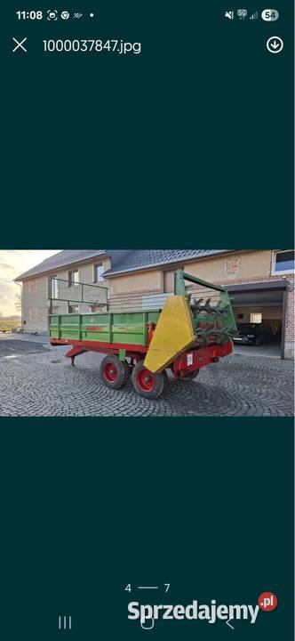 Rozrzutnik 6 ton tandem Rozrzutniki obornika Kobylno