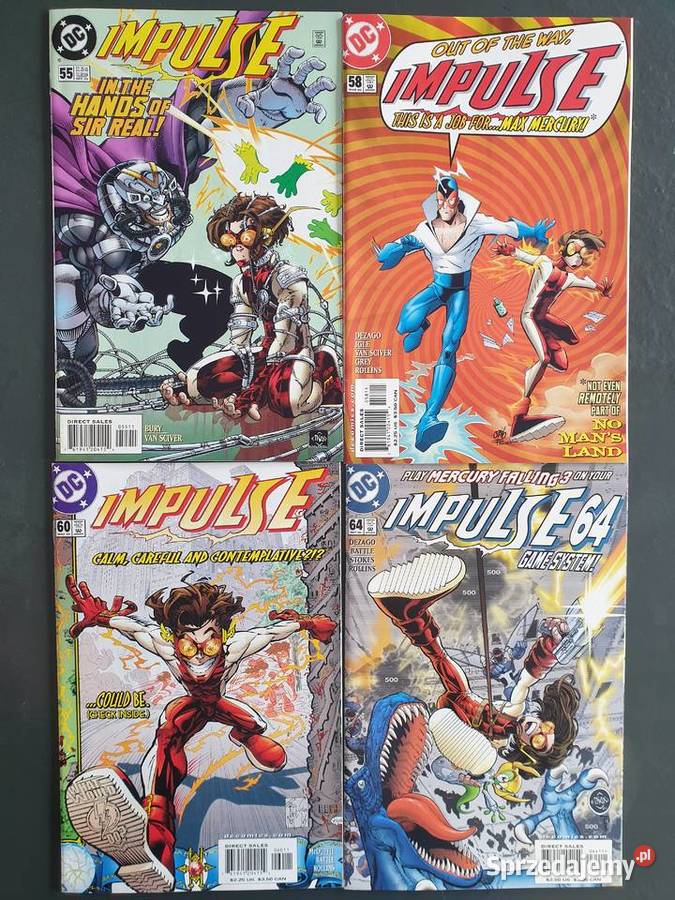 Impulse zestaw 29 oryginalnych komiksów DC USA