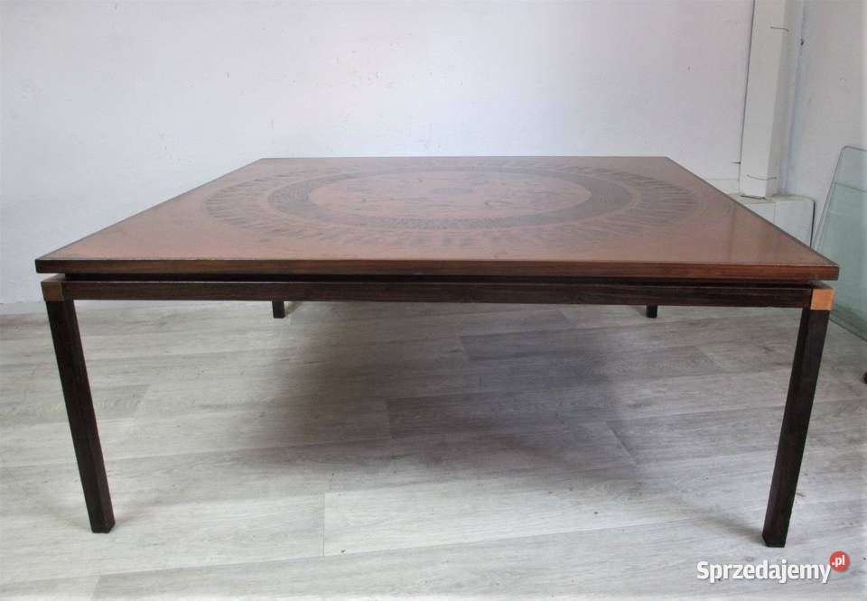Stół kawowy miedziany lata 70 Lublin