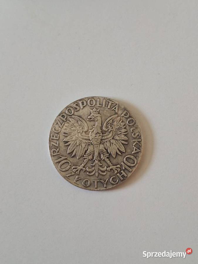 Moneta 10 złotych Jan Sobieski 1933 r Wrotnów