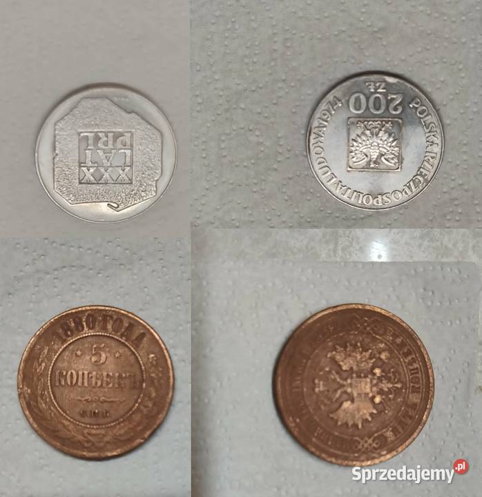 Stare monety z PRL 151 sztuk małopolskie Miechów