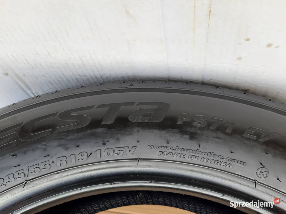 Opona letnia 23555R19 105V Kumho Ecsta 71EV Samochodowe opolskie Głuchołazy