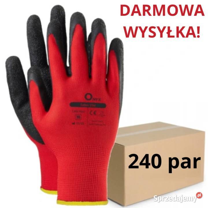 Rękawiczki robocze wampirki Late Red VERKEN r8M Włocławek sprzedam