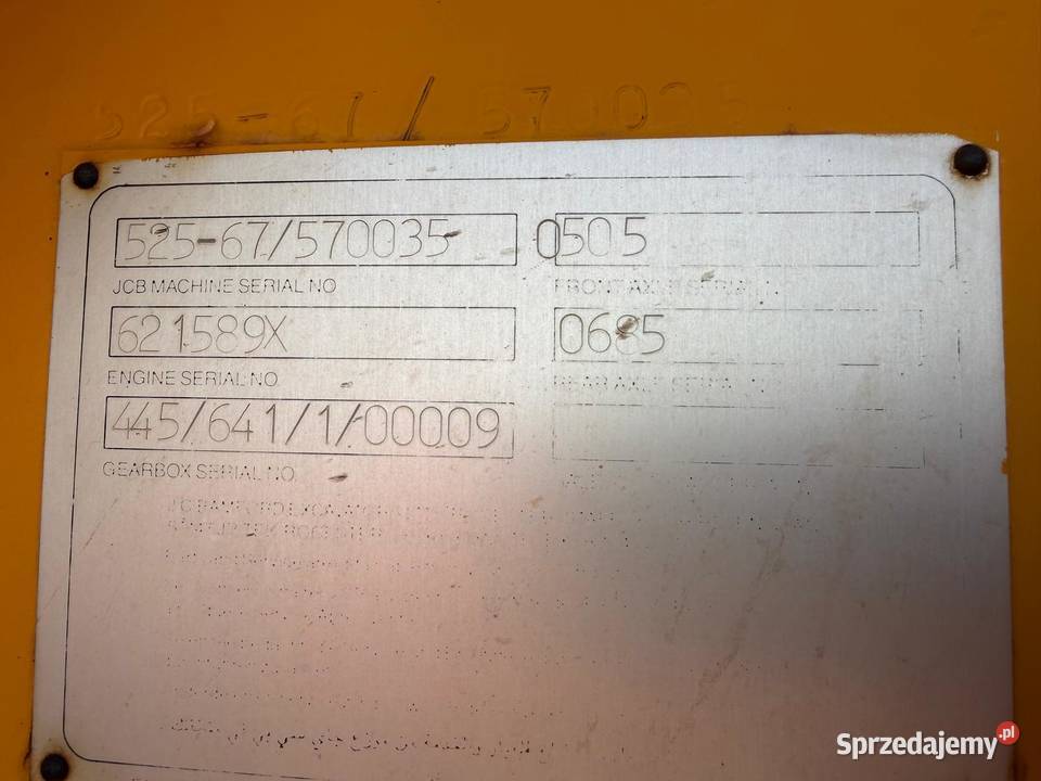 Ładowarka teleskopowa JCB 52567 Nowa Ruda