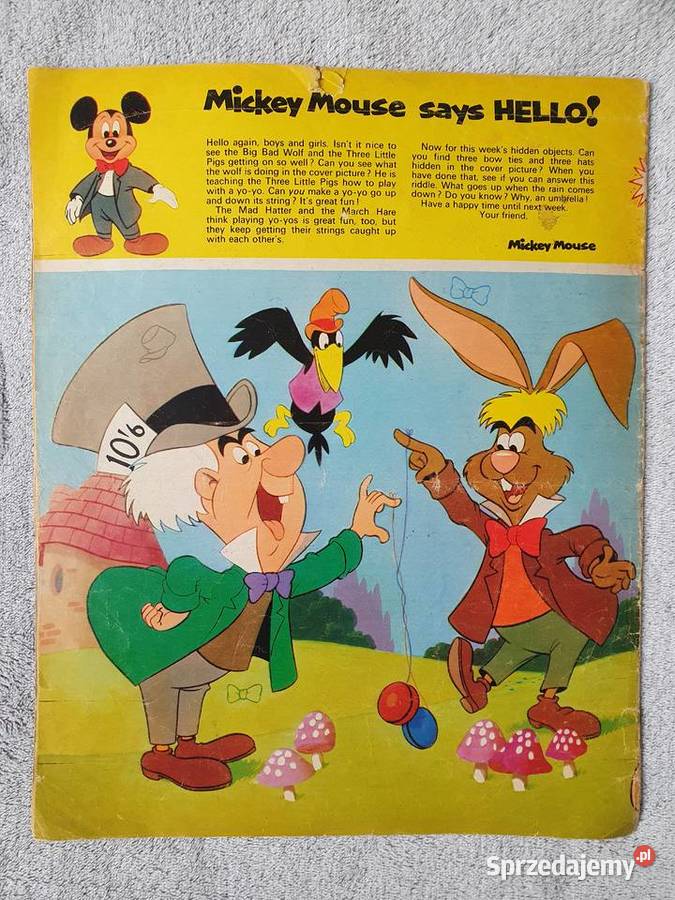 Disneyland komiks z 1973 roku Disney jęz pomorskie Gdynia