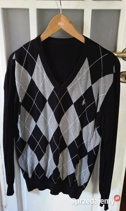 Tommy Hilfiger L sweter czerwony bawełna L 100 Warszawa sprzedam