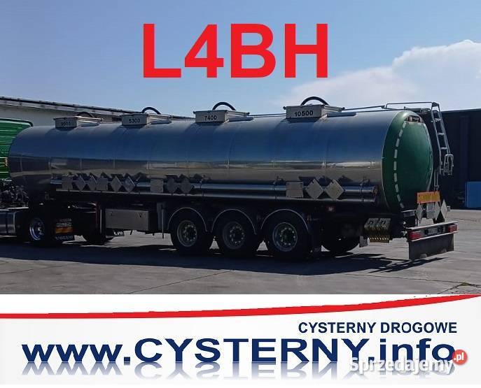 Cysterna chemiczna L4BH 4 kom poj 32700 prod cysterny Zielęcice sprzedam