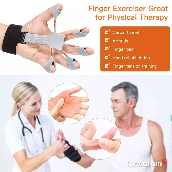 Finger gripper przyrząd do ćwiczeń palców Sprzęt do ćwiczeń małopolskie Kocmyrzów