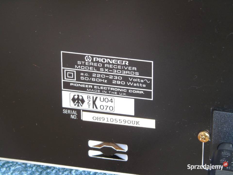 Japoński amplituner Pioneer SX303 RDS sprawny Amplitunery Jasło