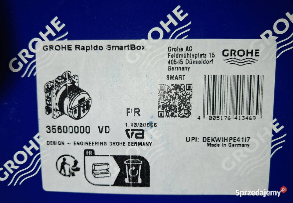 Element podtynkowy GROHE Rapido SmartBox Białogard