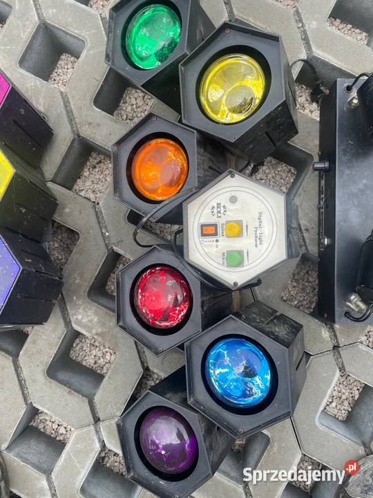 Oświetlenie dyskotekowe PRL śląskie Wilkowice sprzedam
