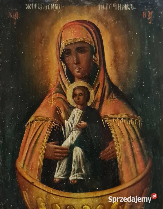 Ikona Matka Boża Życiodajne Źródło XIXw 0249 Warszawa