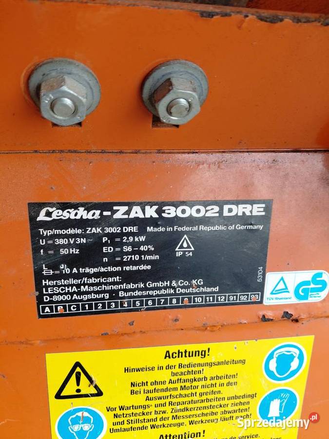 rozdrabniacz do gałęzi Lescha ZAK 3002 tarczowy Byczyna