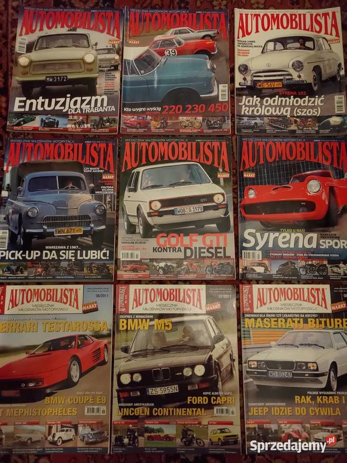 Automobilista magazyn zestaw kolekcja 41 Kraków małopolskie