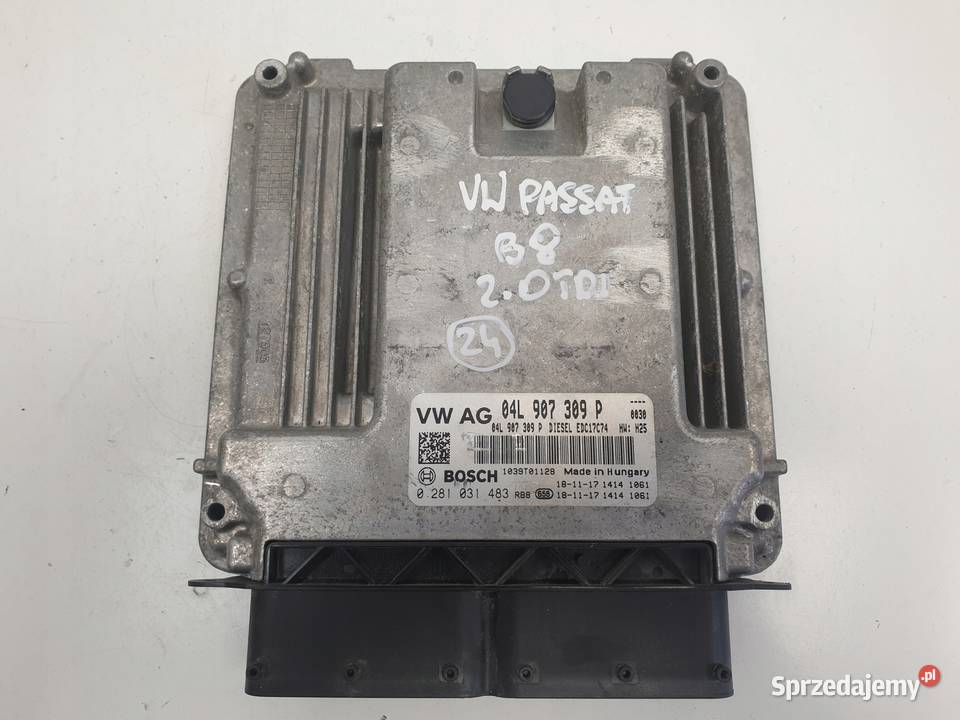 VW Passat B8 20 TDI STEROWNIK SILNIKA komputer Chełm