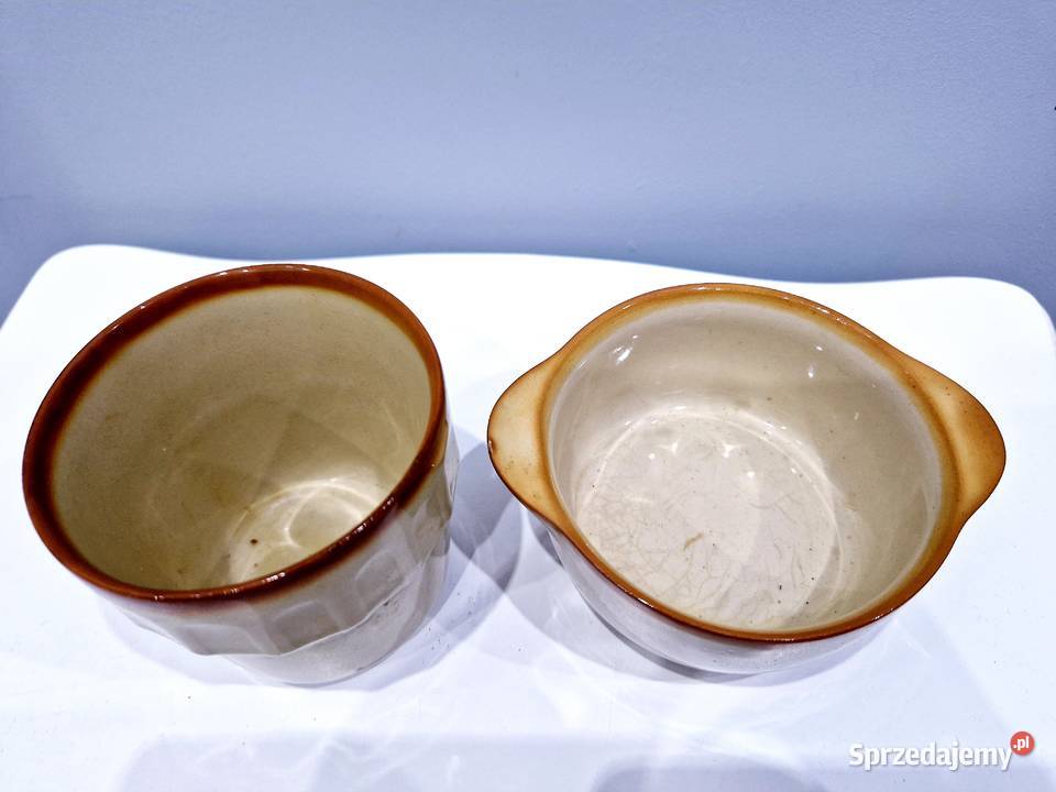 Stary ceramiczny zestaw śniadaniowy Tułowice Dąbrowa Górnicza