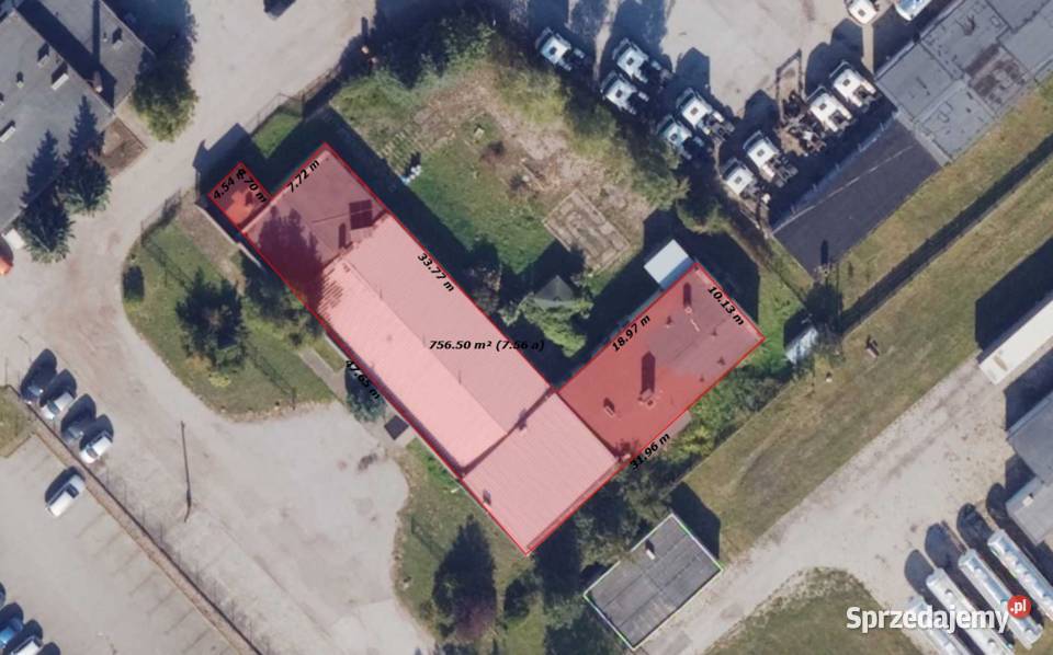 Lokal użytkowy 740m2 na działce 022 ha sprzedam