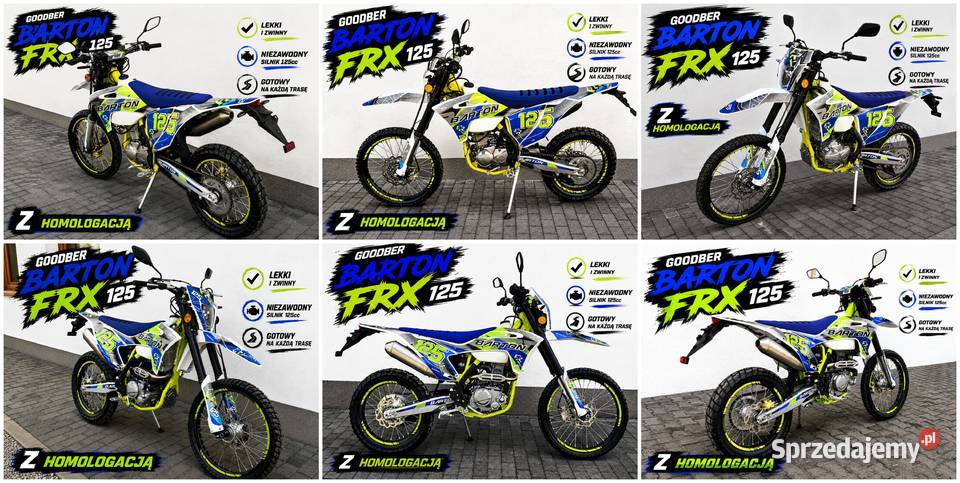 Cross Super Moto Barton FRX 125 HOMOLOGACJA Bieliny sprzedam