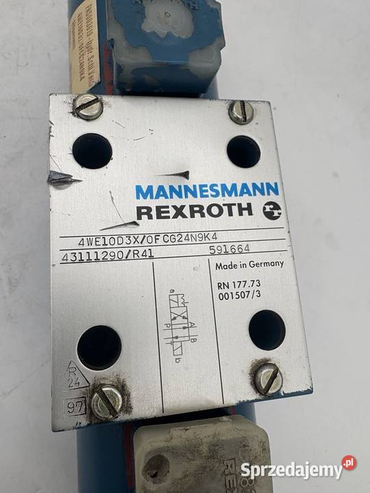 Rexroth 4WE10D3XOFCG24N9N4 Hydraulic Valve Warszawa