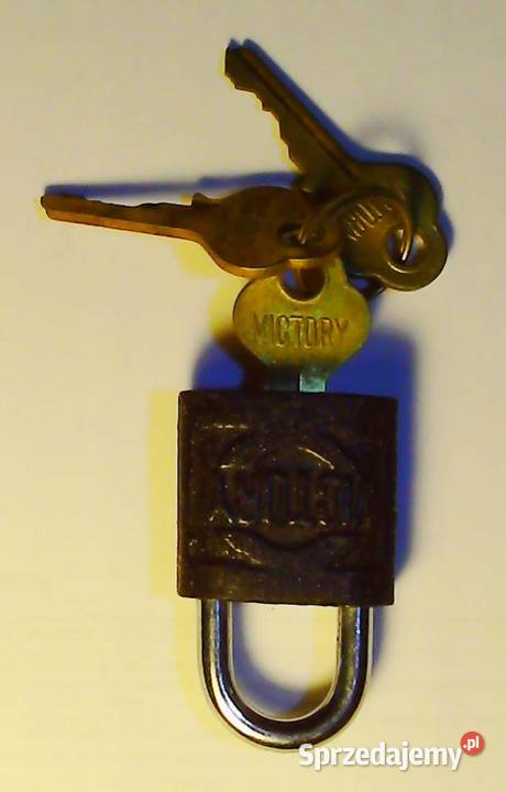 Kłódka żeliwna radomskiej firmy Victory Kraków sprzedam