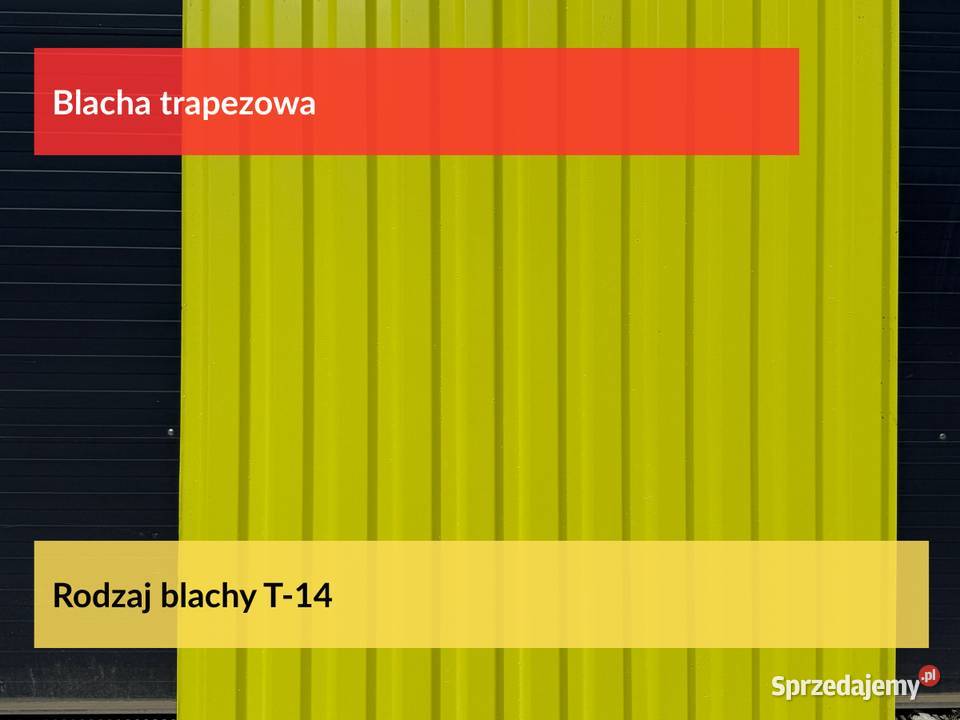 Blacha Trapezowa T14 2 gat w kolorze 7035 szary Puszczykowo