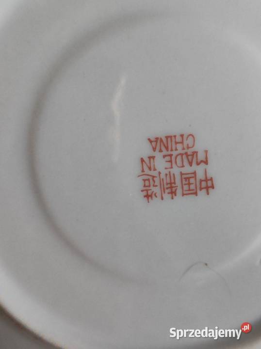 stara chińska porcelana mokka filiżanka talerzyk Kielce