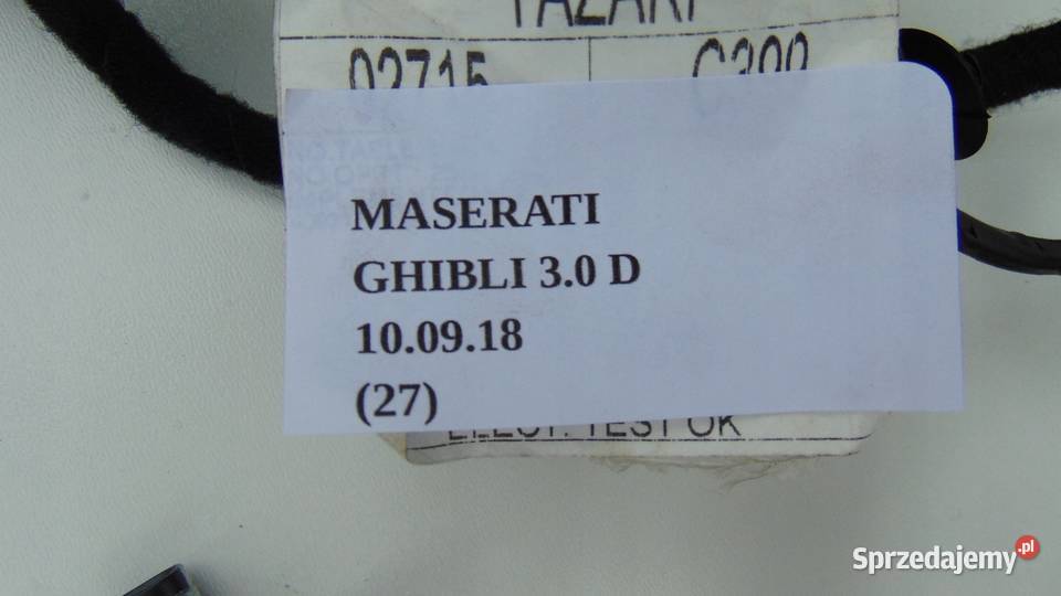 ZAMEK DRZWI PRZEDNI PRAWY LEWY MASERATI GHIBLI Nowy Tomyśl