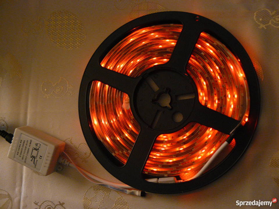 Tasma led 5 metrów RGB pilot zasilacz lubuskie Nowa Sól sprzedam