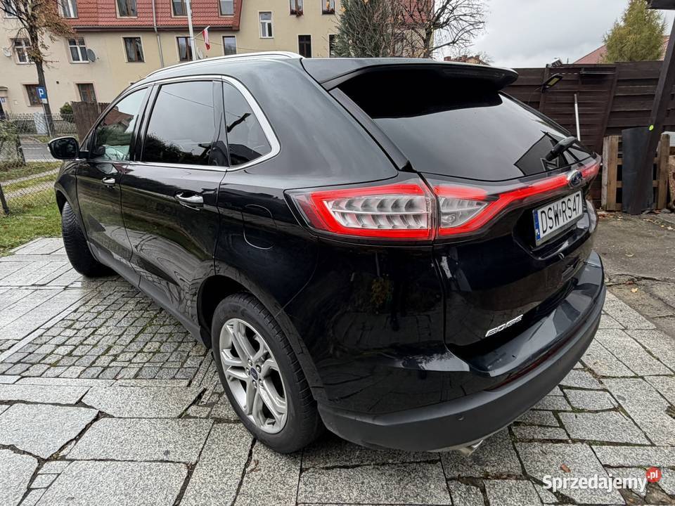 Ford Edge biTurbo xenon na full 2017 z Niemiec kurtyny powietrzne Strzegom