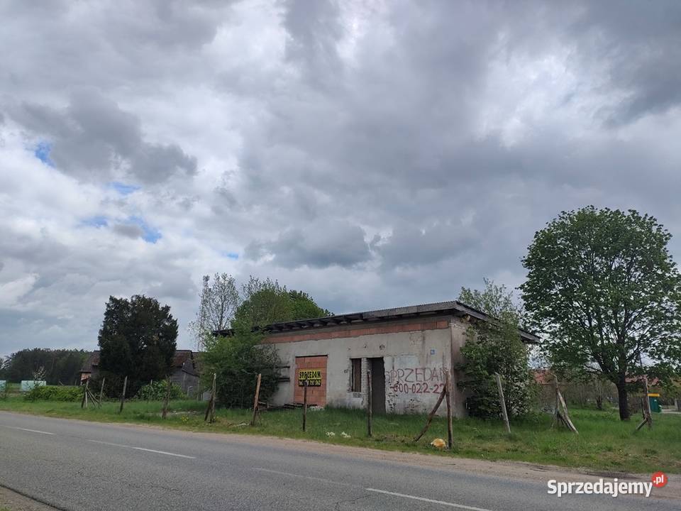 Sprzedam działkę z budynkiem Warnino sprzedam