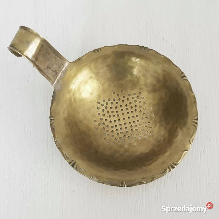 stary zestaw do zaparzania herbaty sitko z