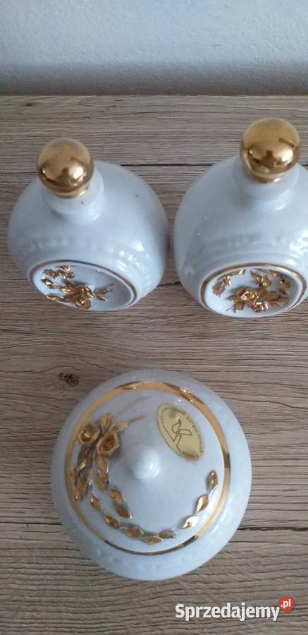 Porcelanowe pojemniczki prl Przedbórz