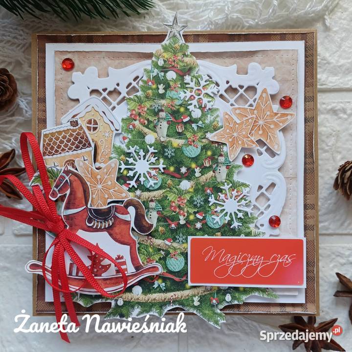Boże Narodzenie kartki świąteczne hand made Mszana Dolna sprzedam