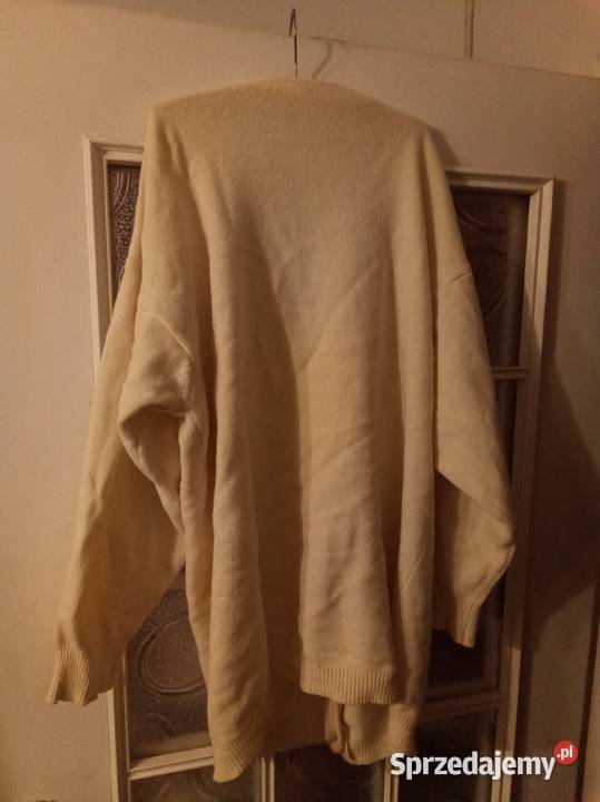 Kardigan kremowy PRL Warszawa