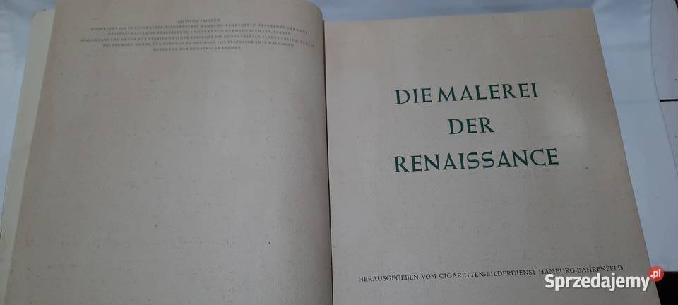 Malarstwo renesansowe album 1938 K35 Warszawa