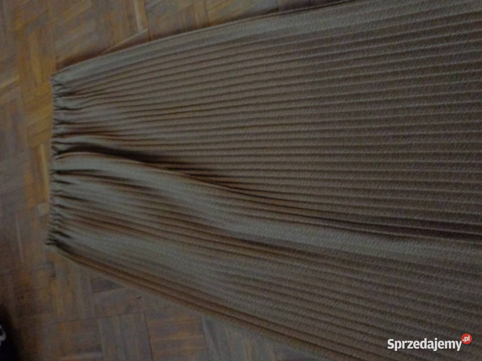 spódniczka nowa plisowana damska miodowa L Inny wzór Poznań sprzedam