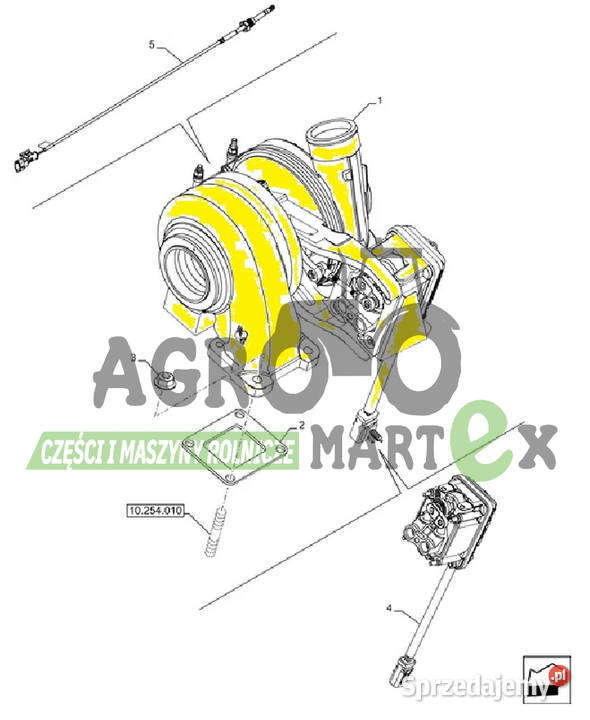 00117722030 117722030 TURBOSPRĘŻAKA CLAAS Wichrów