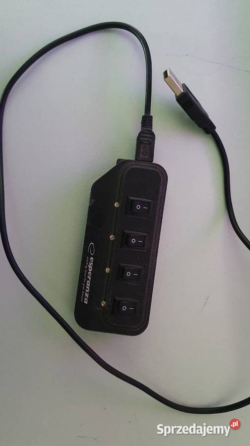 Replikator hub USB 4 porty w wyłącznikami Mikołów