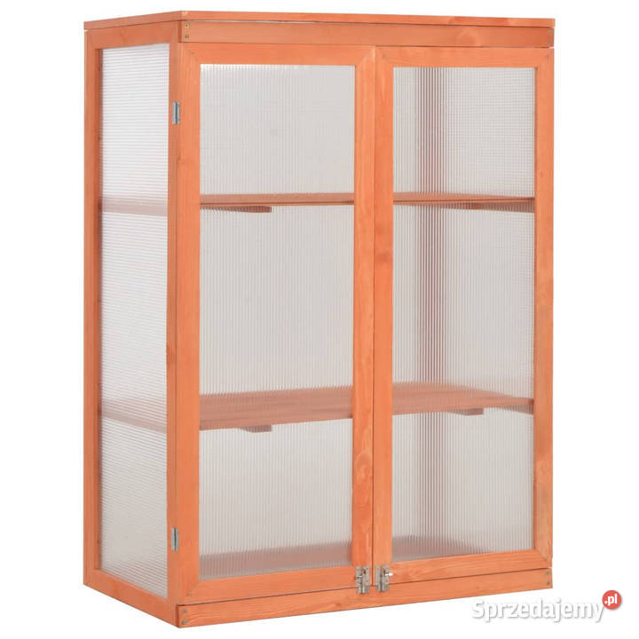 Szafka na rośliny szklarnia drewniana 75 x 47 x