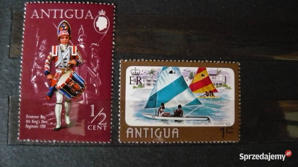 Znaczki Antigua Filatelistyka Myszków
