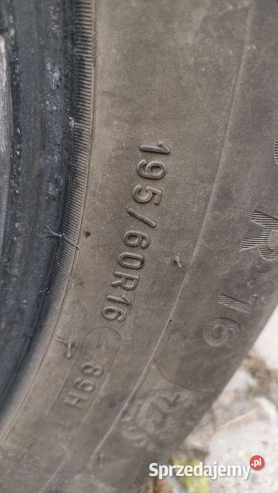 Sprzedam 4 opony letnie Michalin 19560R16 Częstochowa