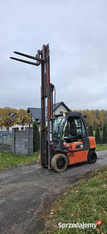 Wózek widłowy Nissan 3t Triplex mazowieckie Jakubów