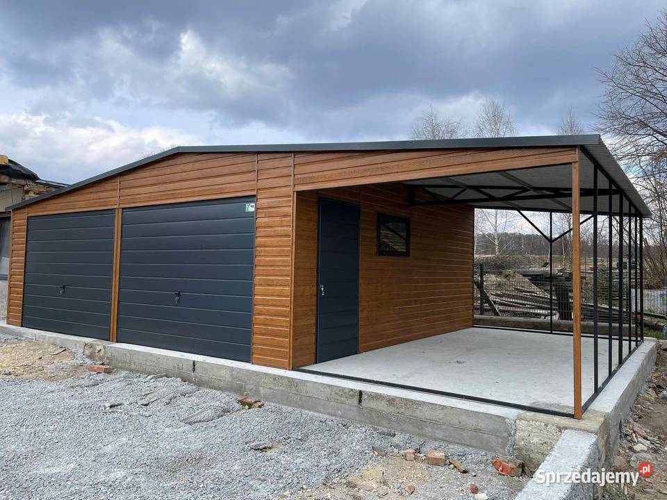 Garaż blaszany wiata Wzmocniony PROFILAMI Opole sprzedam