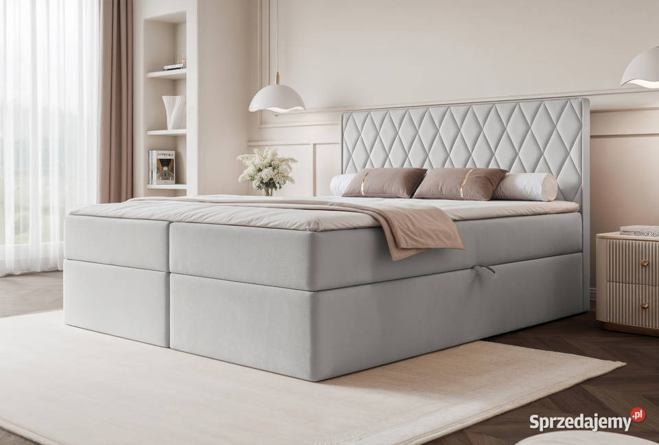 Łóżko kontynentalne Caro 2 różne kolory rozmiary Łóżka Tarchały Małe